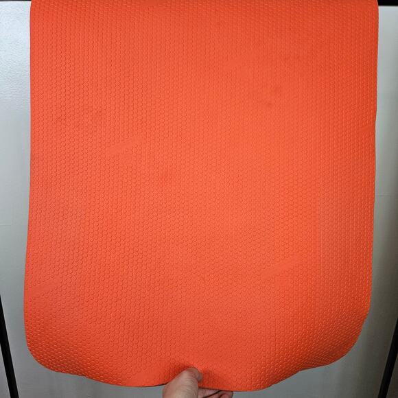 Manduka LiveOn Kids Yoga Mat Reversible Orange Purple Kindred + Carry Strap - Picture 4 of 13